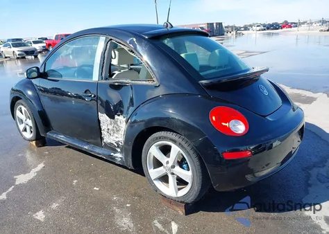 2008 Volkswagen New Beetle Black Tie Edition/Triple White from USA, damaged, VIN 3VWFW31C48M525412